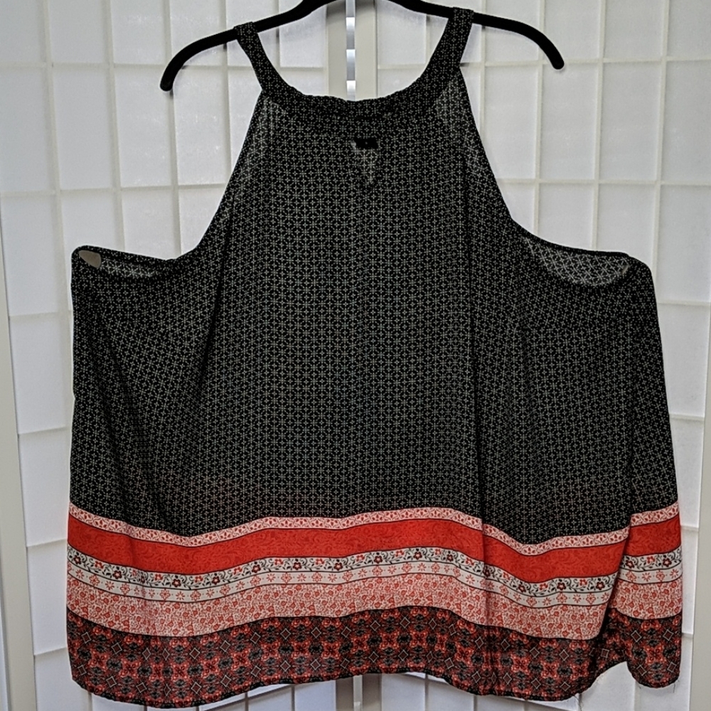 Torrid Keyhole Flowy Tank Top Size 3